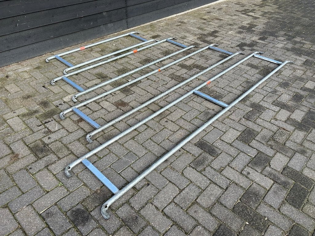Layher blitz - dubbele leuningen (1.57, 2.07, 2.57 en 3.07), Ophalen, Zo goed als nieuw