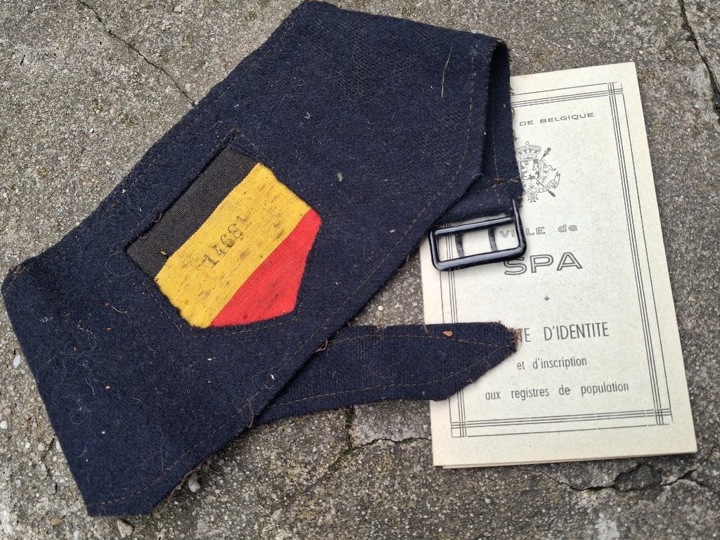 Brassard belge avec carte Spa, Enlèvement ou Envoi