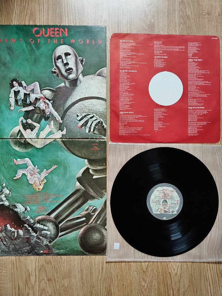 QUEEN NEWS OF THE WORLD LP UK, CD & DVD, Vinyles | Rock, Avec insert, Pressage original, Envoi