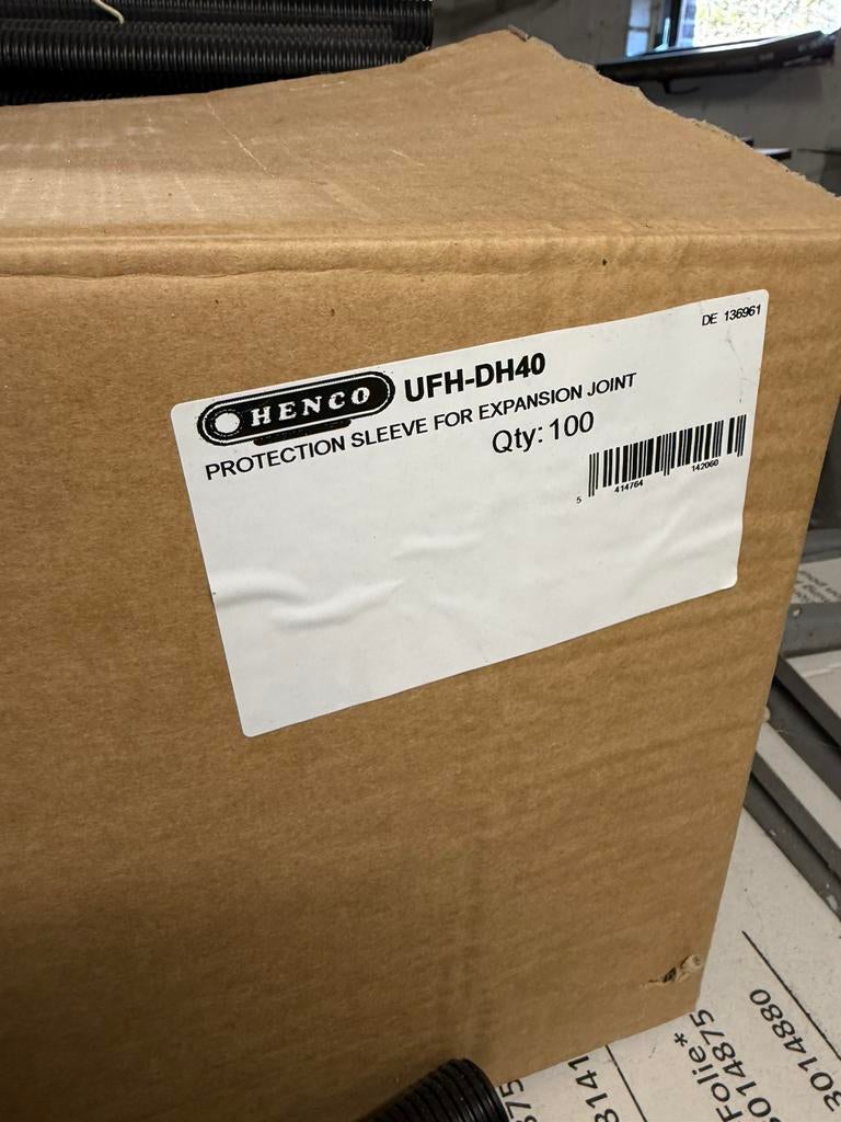 Henco beschermhulzen vloerverwarming UFH-DH40, Doe-het-zelf en Bouw, Ophalen, Nieuw