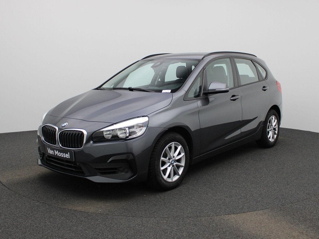 BMW 2 Reeks Active Tourer 218i Leer | LMV | Automaat | Cruis, Zwart, 136 pk, Bedrijf, 3 cilinders