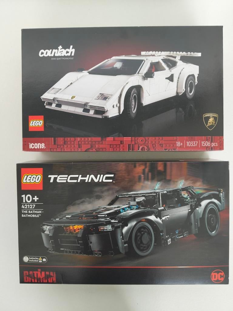 Sealed Lego Countach 10337 & Batman: The Batmobile 42127, Ophalen, Lego