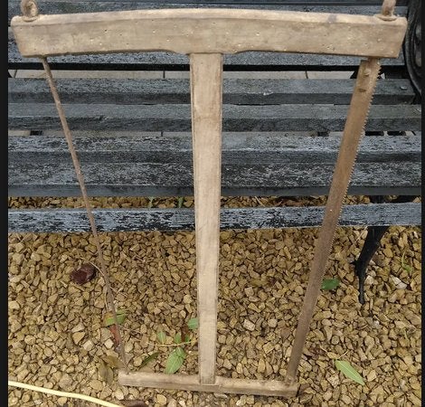 antieke hout handzagen, Enlèvement