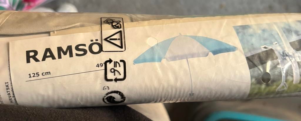 Kinderparasol te koop, Ophalen, Kantelbaar, Nieuw, Zweefparasol