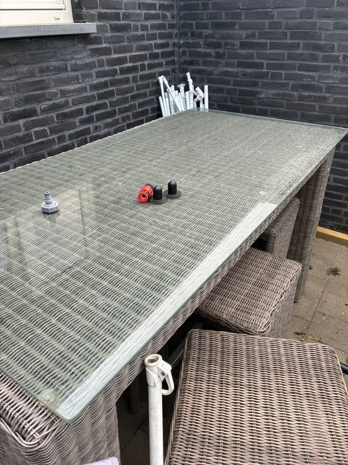 Loungeset, Jardin & Terrasse, Tables de jardin, Enlèvement, Comme neuf