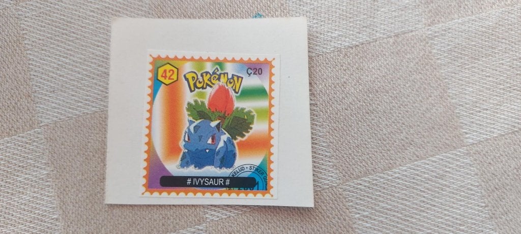 Timbre Pokemon Rare Limité Ivysaur, Enlèvement ou Envoi, Neuf, Autres types