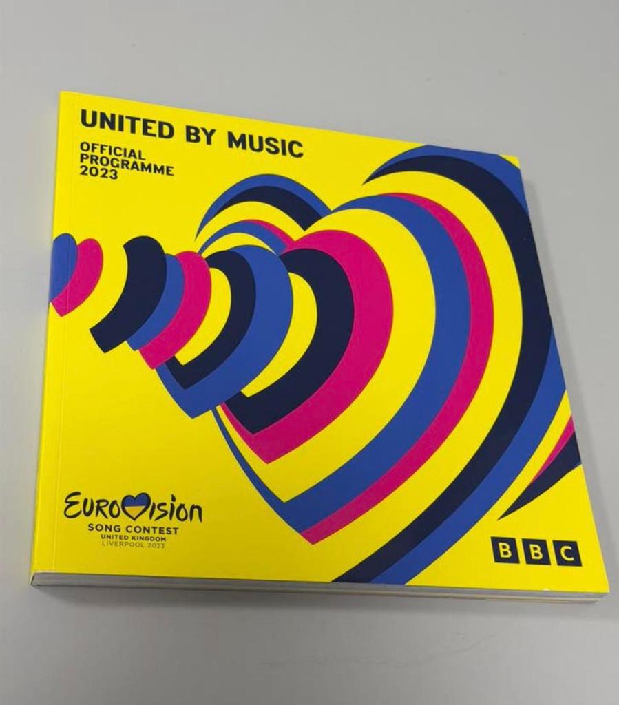 Concours Eurovision de chanson 2023 le programme Liverpool, Collections, Musique, Artistes & Célébrités, Comme neuf, Livre, Revue ou Article