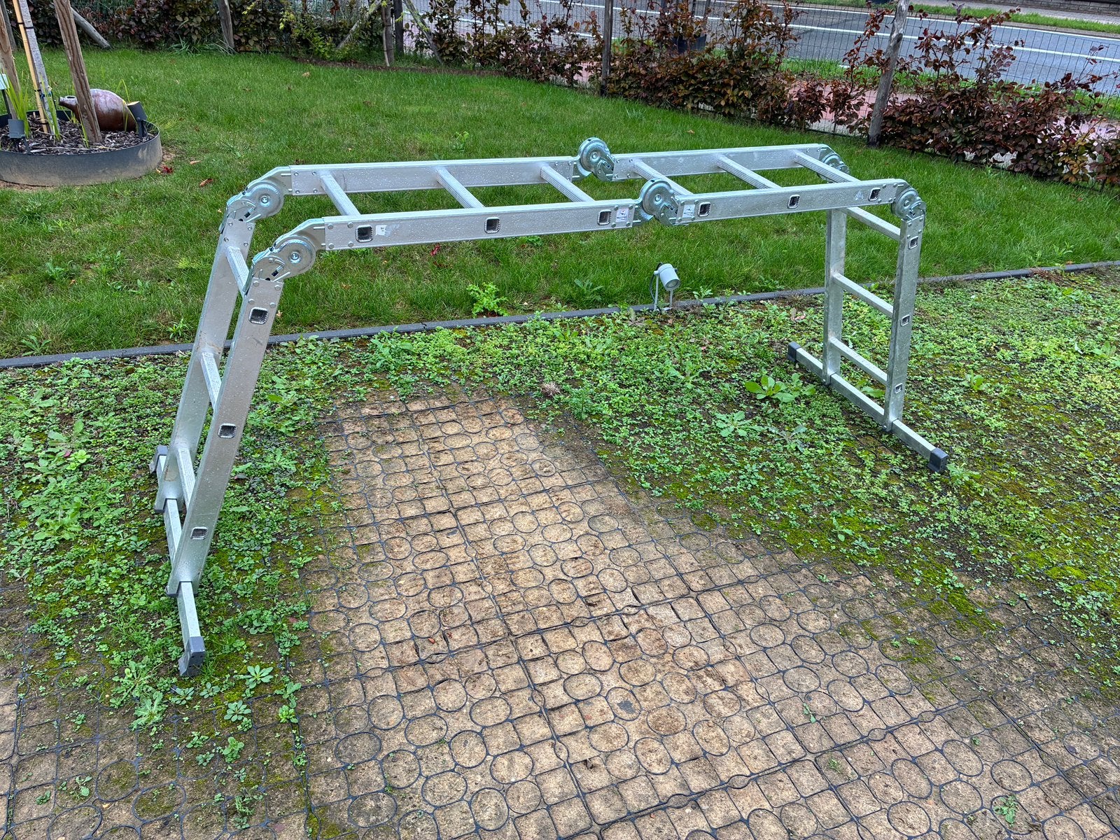 Ladder Excelsior (by Altrex) 4x3 in nieuwstaat, Enlèvement, Comme neuf, Échelle