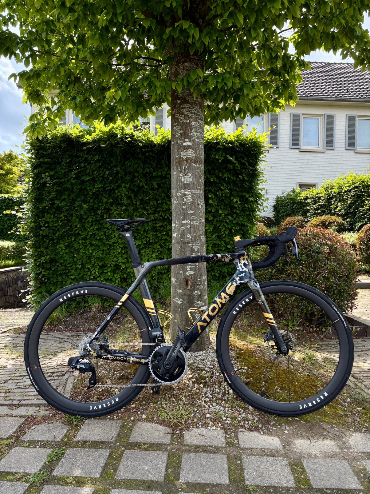 ATOM6 Auro velo de route aero full carbone sram force axs, Fietsen en Brommers, 53 tot 57 cm, Ophalen, Gebruikt, Schijfrem