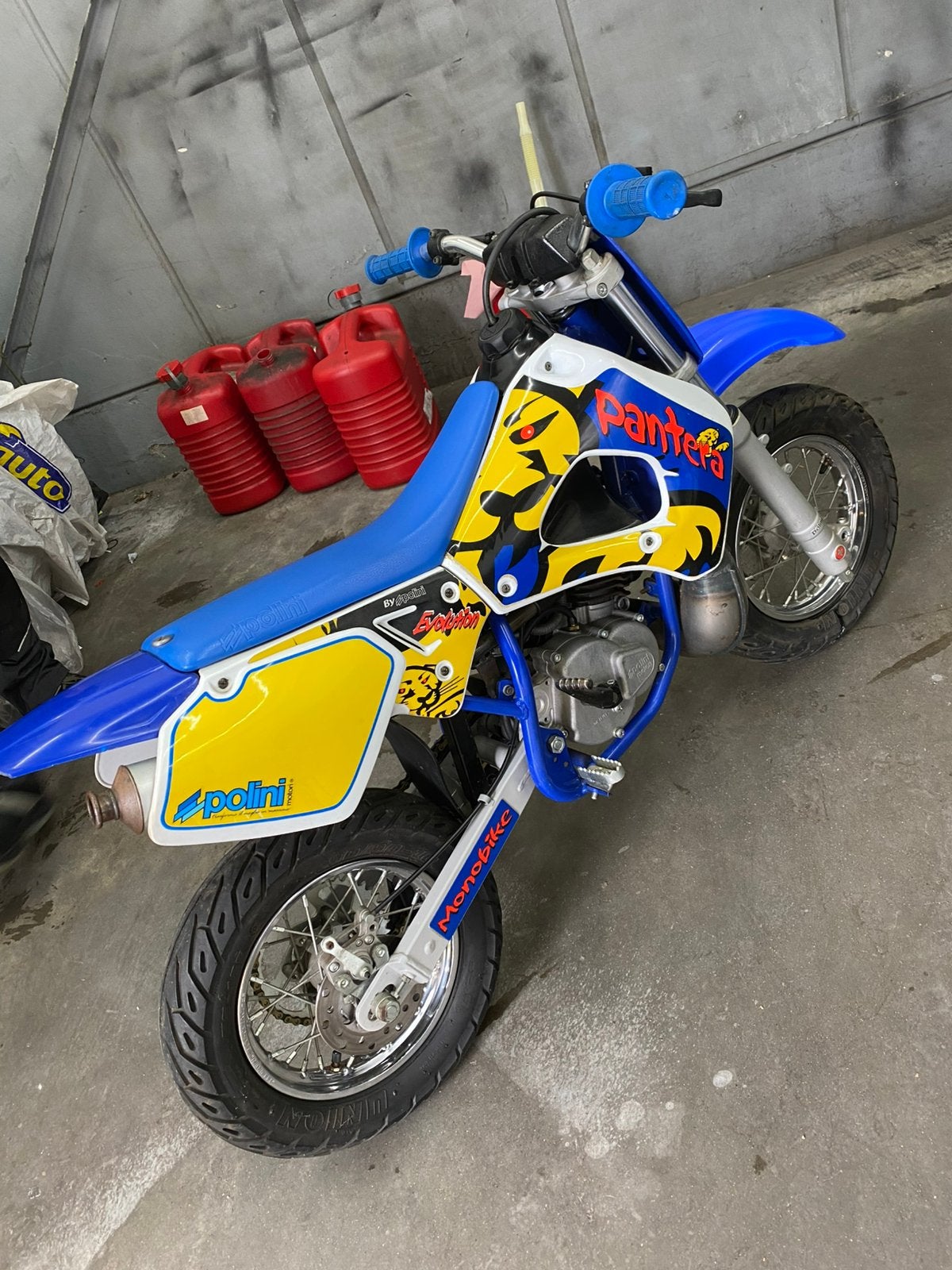 2x Polini Pantera x1evo 70cc, Fietsen en Brommers, Ophalen, 70 cc, Schijfrem, Pitbike