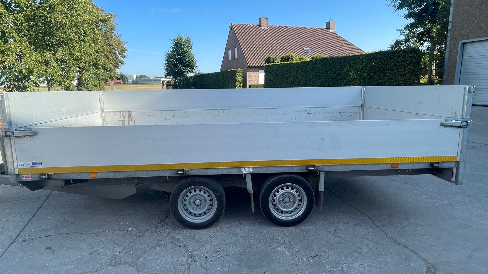 Aanhangwagen Eduard 4m, Auto diversen, Aanhangers en Bagagewagens, Ophalen, Zo goed als nieuw