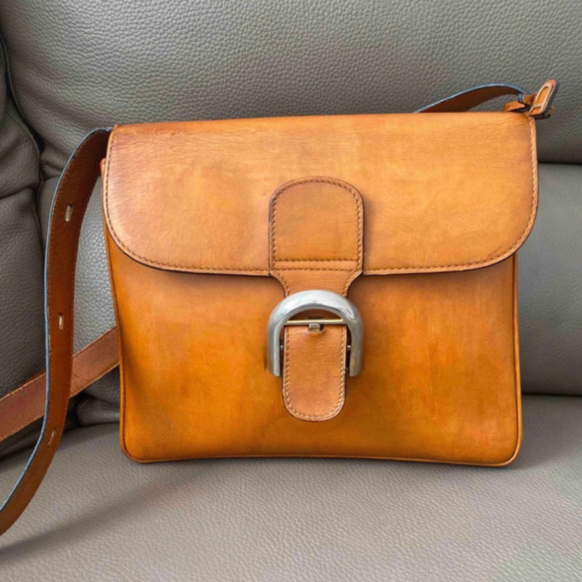 Vintage Delvaux, model Brillant Festival, Handtassen en Accessoires, Verzenden, Gebruikt