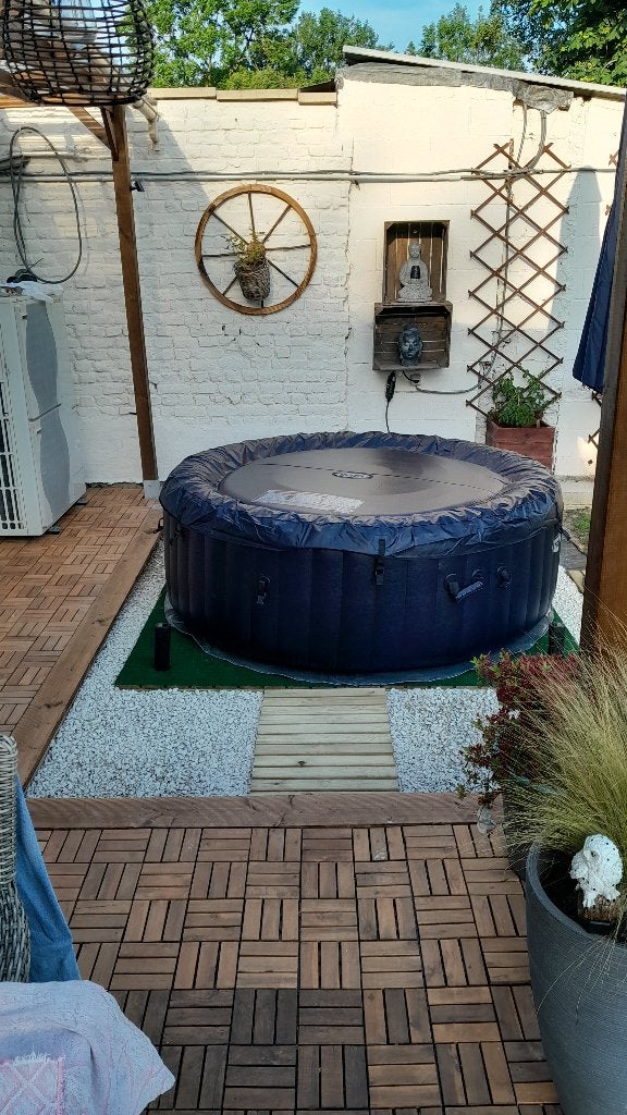 Spa gonflable Intex, Jardin & Terrasse, Bains à remous et Spas, Enlèvement, Comme neuf, Tapis de sol, Gonflable
