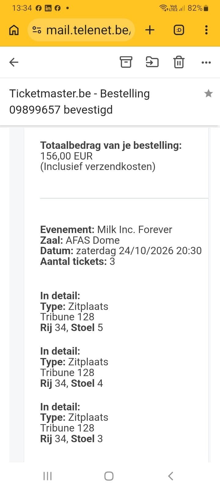 tickets: Milk inc