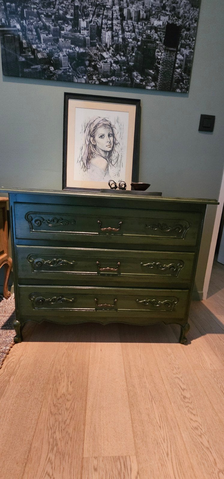 ladenkast, Huis en Inrichting, Ophalen, Vintage, 50 tot 100 cm, 3 of 4 laden