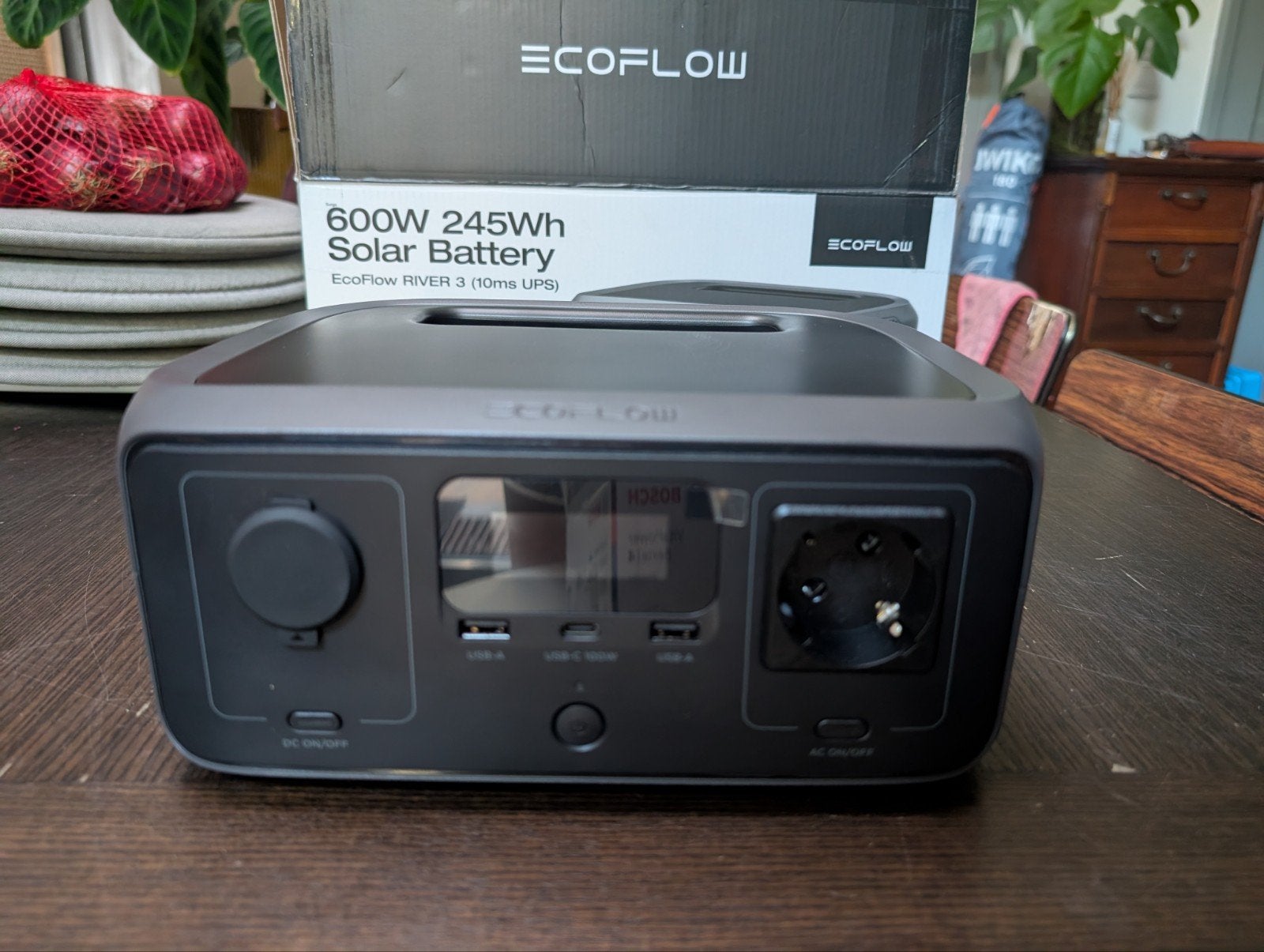 NIEUW in doos: EcoFlow RIVER 3 Solar Battery (245Wh / 600W), Ophalen of Verzenden