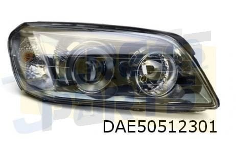 Chevrolet-Daewoo Captiva (-2/11) koplamp Links zwart MQ! 968, Verzenden, -, Nieuw, -