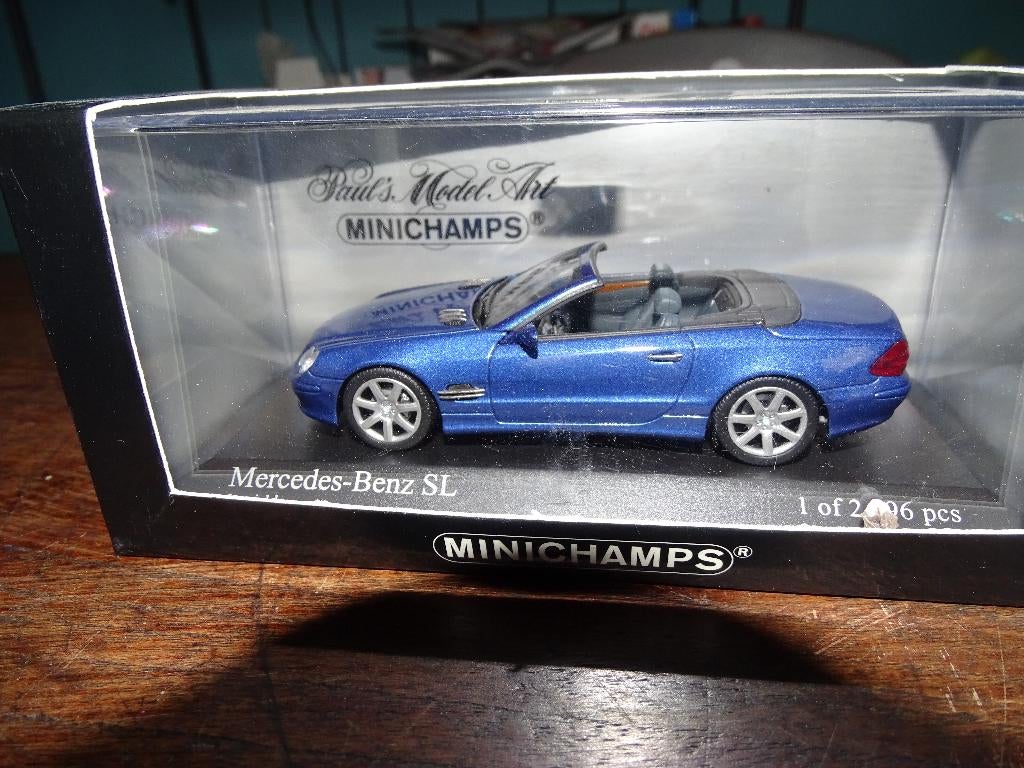 Minichamps Mercedes SL de 2001 1/43, Ophalen of Verzenden, Nieuw, Auto, MiniChamps
