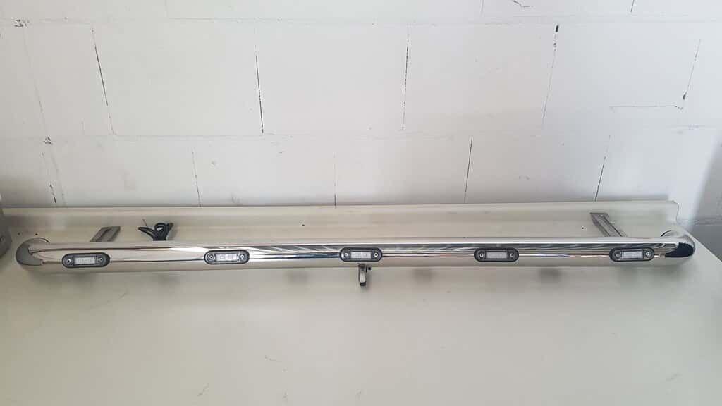 DAF XF 105/106 SSC ZONNENKAP BEUGEL RVS GEPOLEERD MET LED, Carrosserie en Plaatwerk, -, -, Nieuw