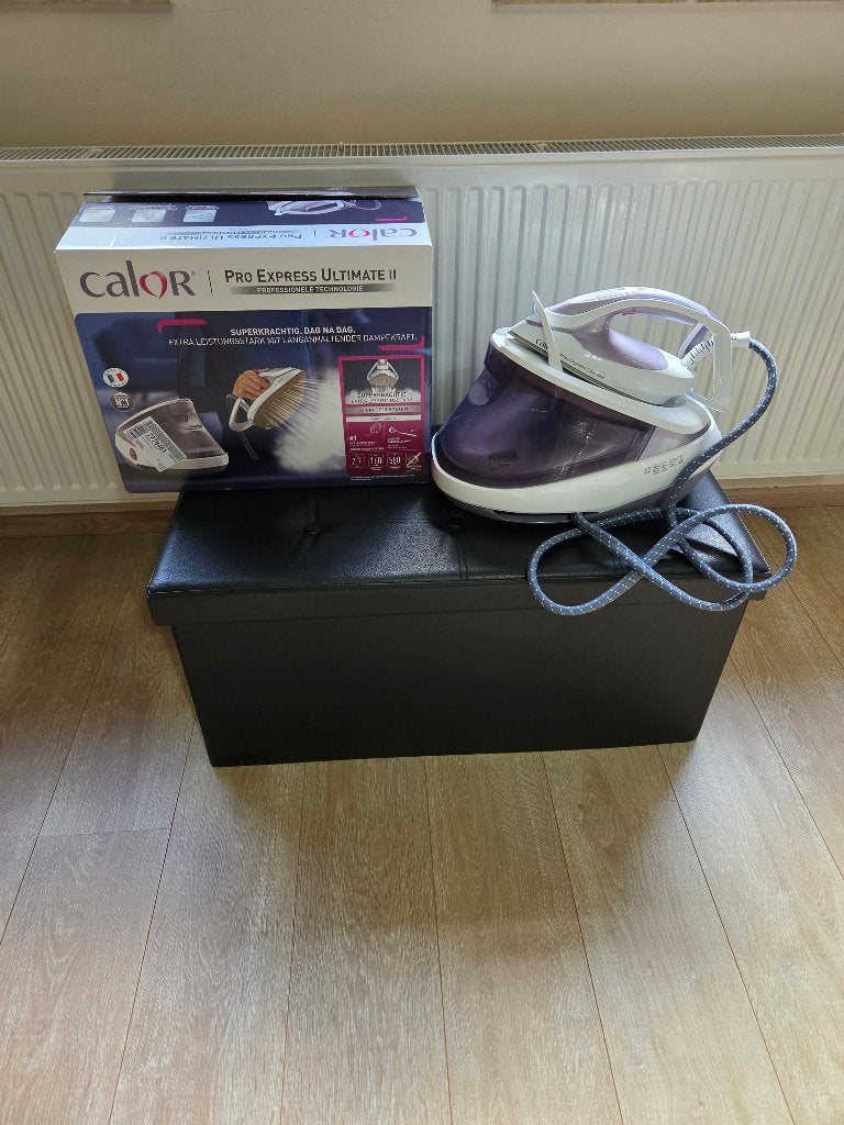 CENTRALE A VAPEUR CALOR PRO EXPRESS ULTIMATE II 7.7 BAR, Enlèvement, Comme neuf, Fer à repasser avec cordon