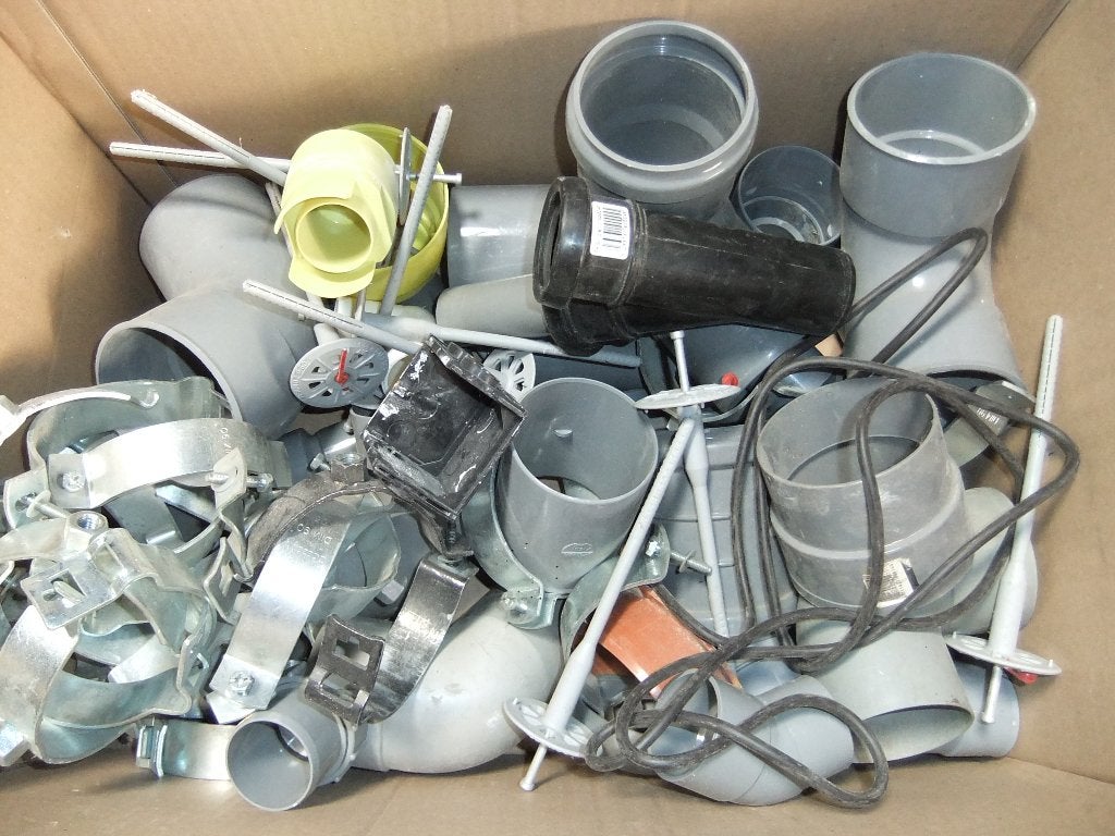Tuyaux de drainage en PVC, Enlèvement, Comme neuf, PVC