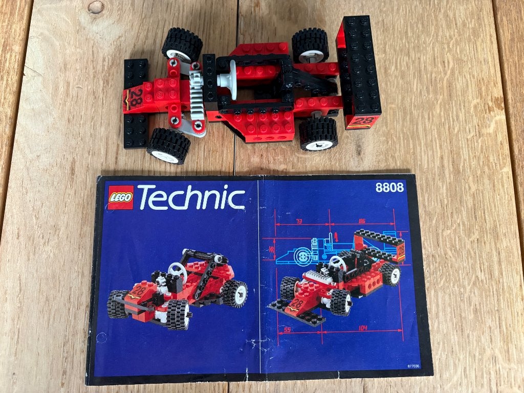 Lego Technic 8808, Gebruikt, Lego, Inclusief instructies, Ophalen of Verzenden