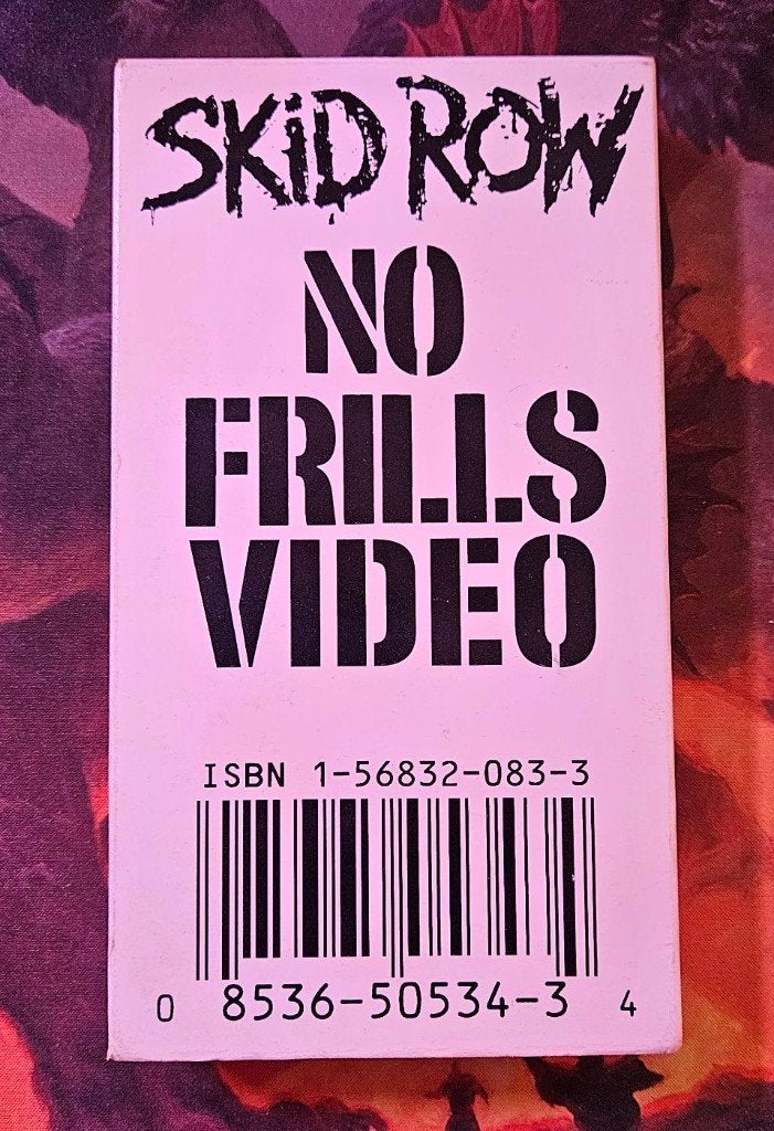 Skid Row - Skid Row (VHS "No Frills Video"), Cd's en Dvd's, Ophalen, Vanaf 16 jaar, Muziek en Concerten, VHS