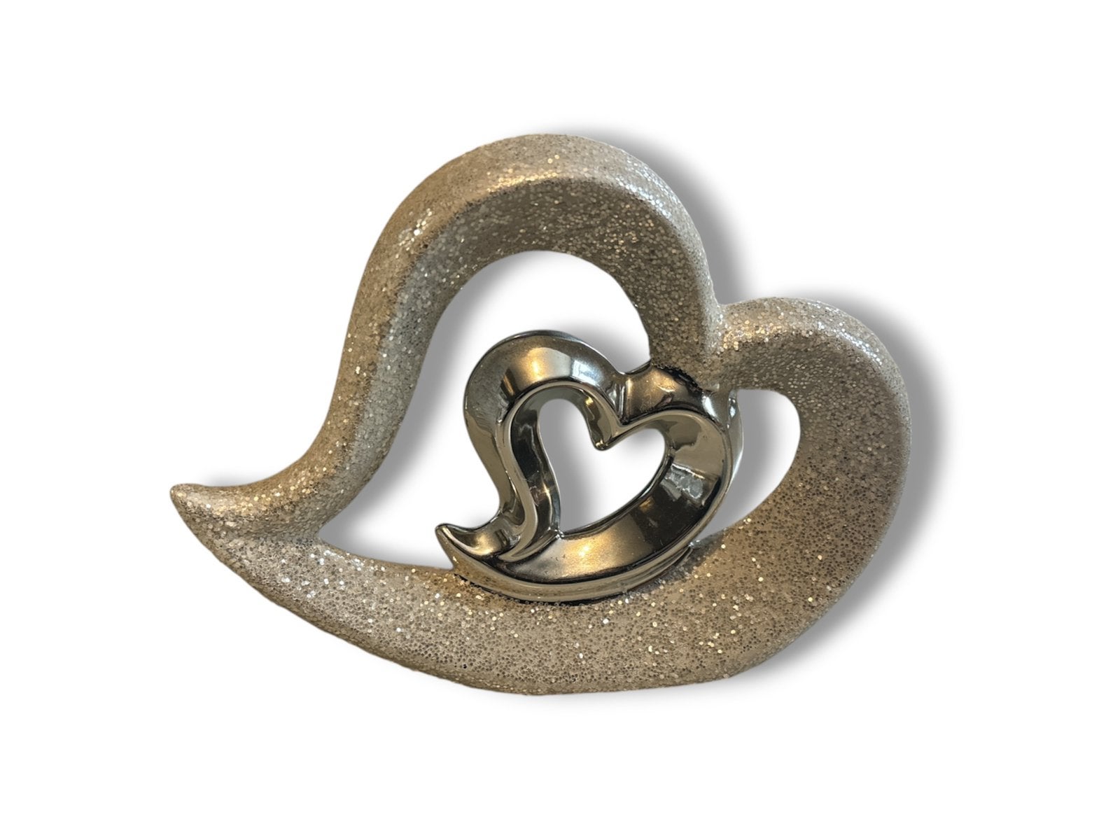 Hartdecoratie, Ophalen of Verzenden, Zo goed als nieuw, Zilver, Modern