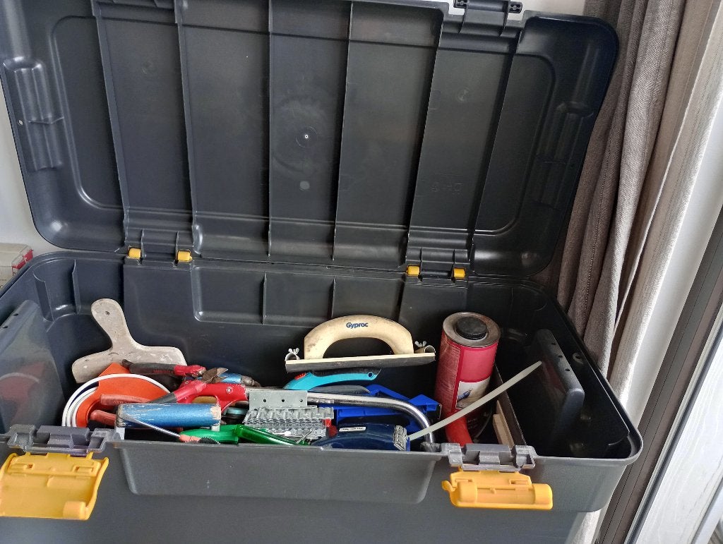 Werkmateriaal, Doe-het-zelf en Bouw, Ophalen, Gebruikt, Gereedschapsset, Overige merken