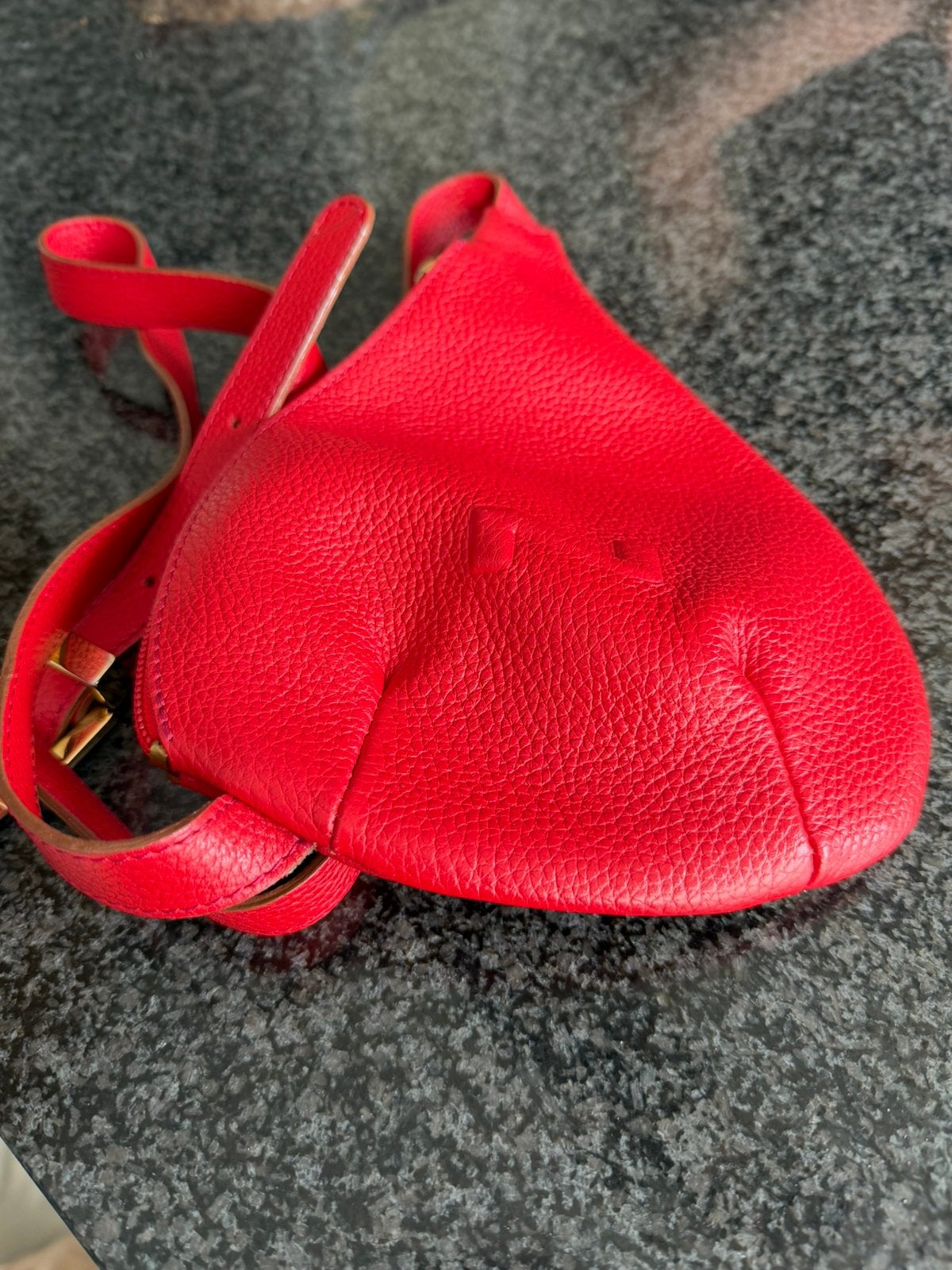 Nathan tas, Handtassen en Accessoires, Ophalen of Verzenden, Zo goed als nieuw, Rood, Schoudertasje