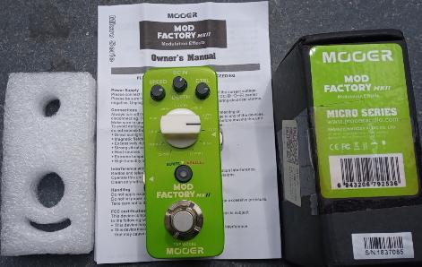 Mooer Mod Factory 11 soorten mod pedal (Ser/Par; Tap Tempo), Enlèvement ou Envoi, Comme neuf, Autres types