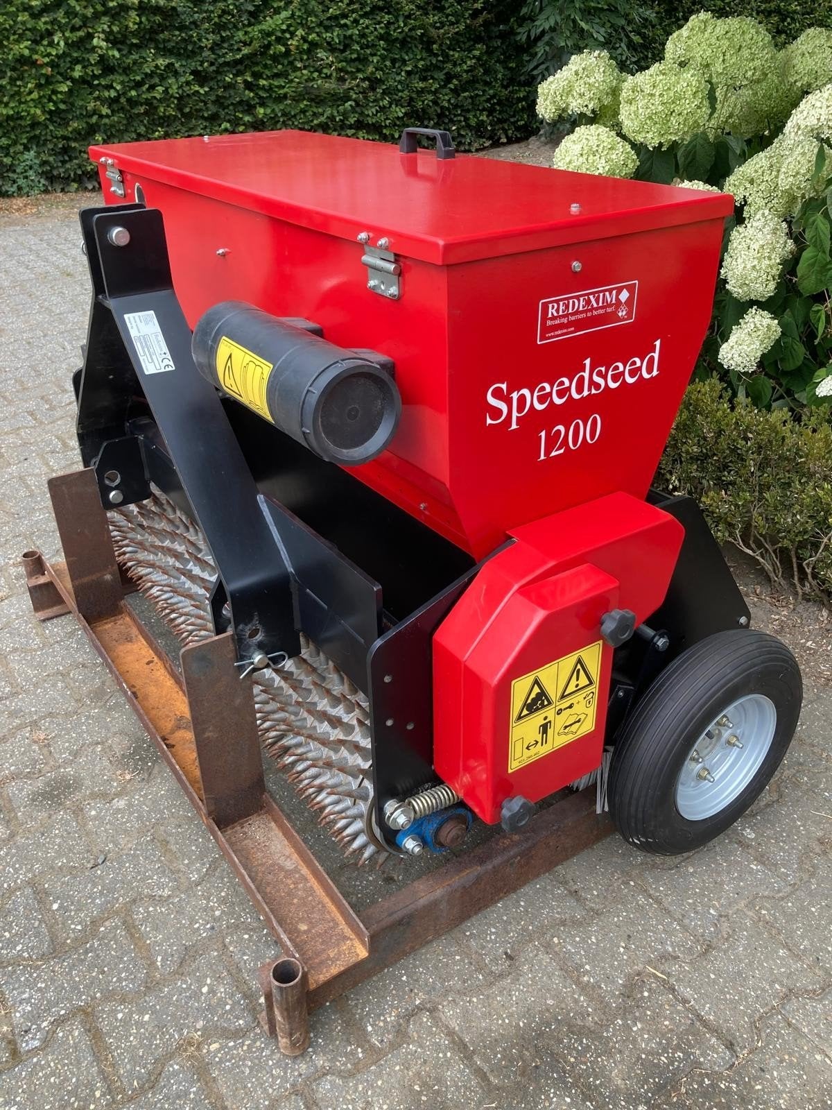ZGAN Redexim Speedseed 1200 doorzaaimachine tbv minitractor, Tuin en Terras, Hand-tuingereedschap, Ophalen
