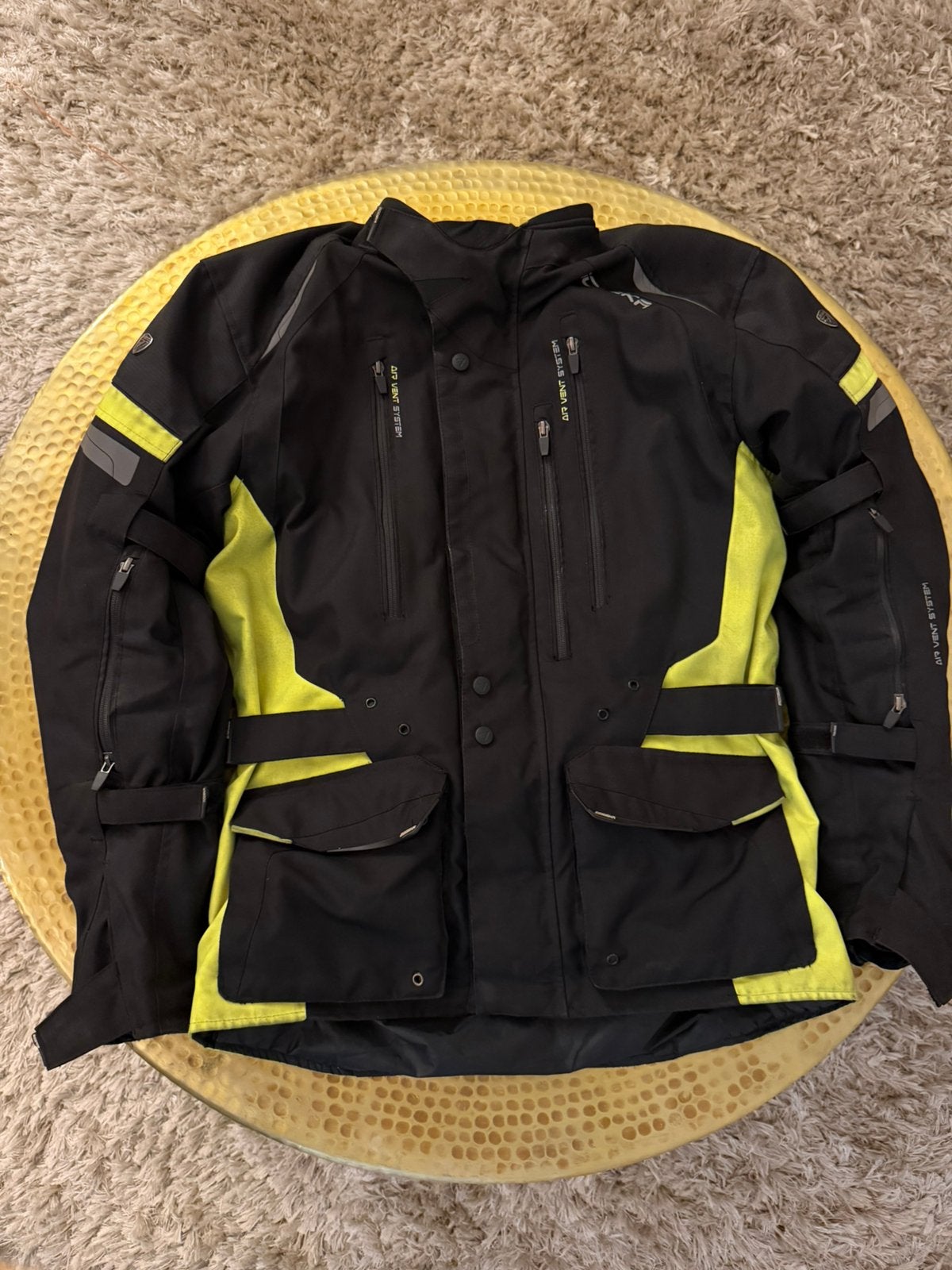 Veste de moto, Ophalen