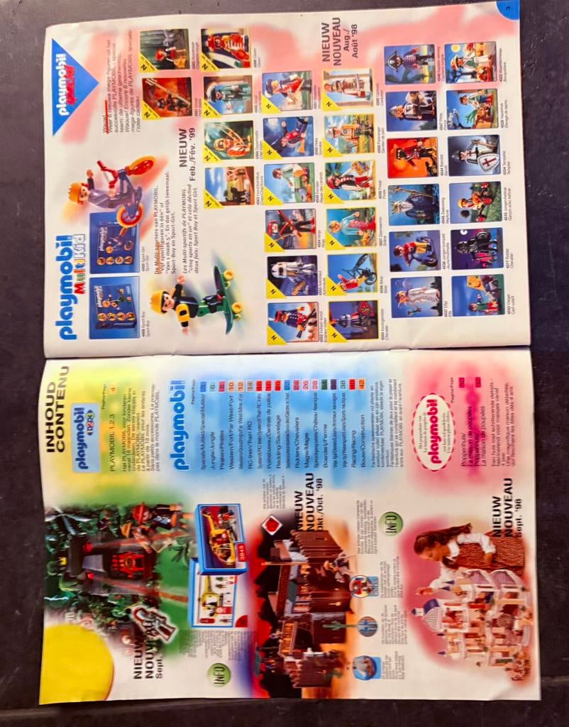 Catalogus playmobil 1998-1999, Kinderen en Baby's, Speelgoed | Playmobil, Ophalen of Verzenden, Gebruikt