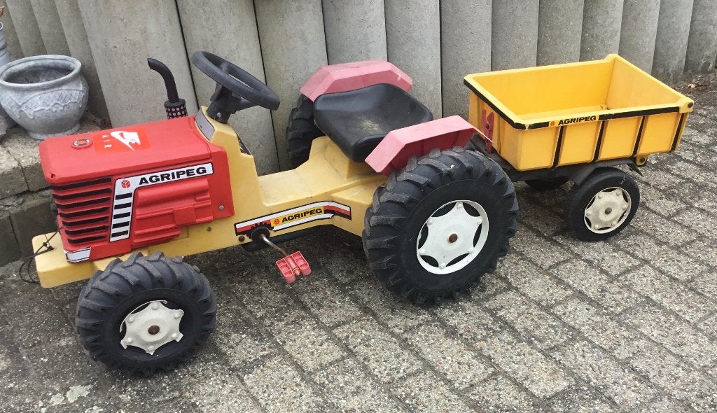speelgoedtractor met kar, Kinderen en Baby's, Ophalen, Gebruikt