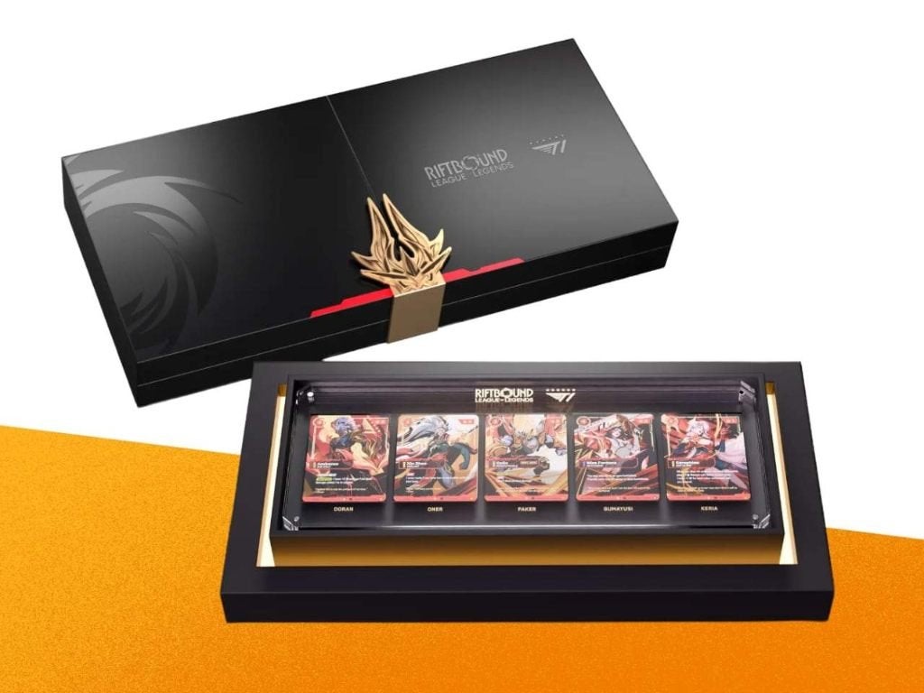 Riftbound x T1 2025 Worlds Champion Signatur Edition Anglais, Enlèvement ou Envoi, Neuf, Livre ou Catalogue, Foil