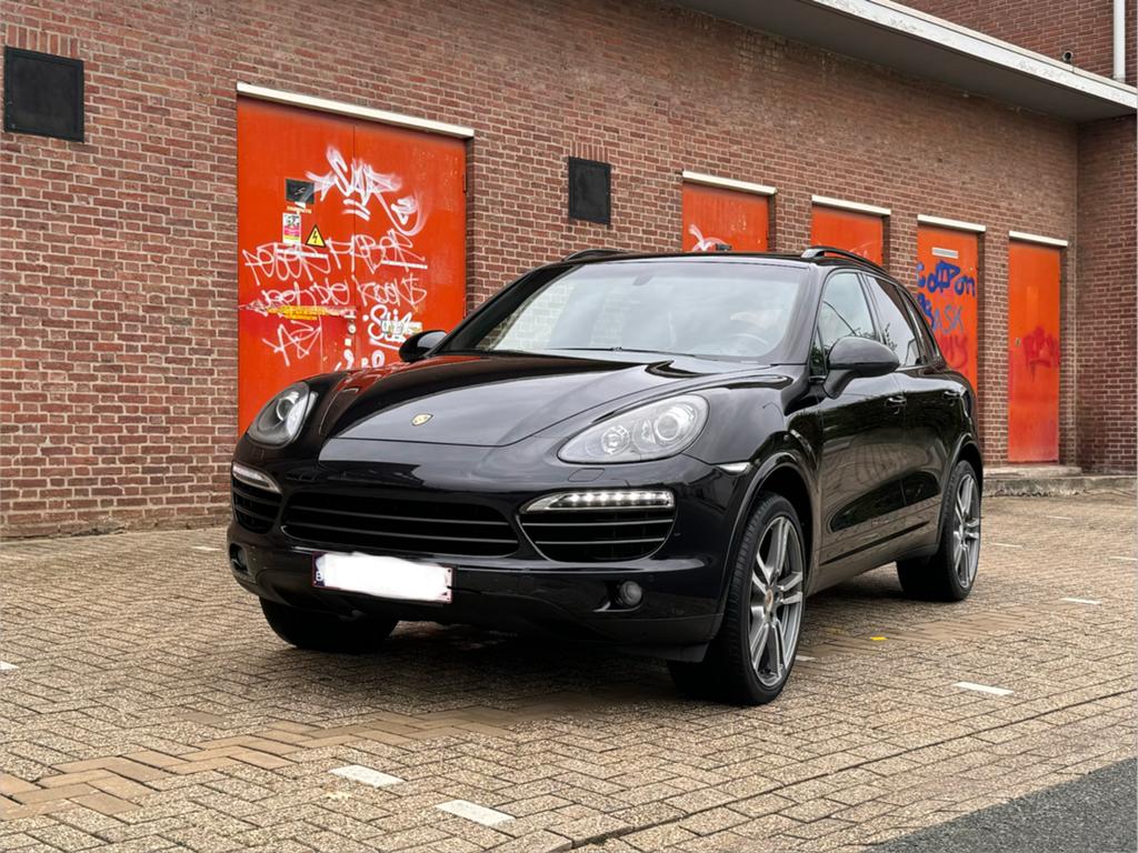 Porsche Cayenne (958) 3.0 Diesel (full options) 2013, Auto's, Automaat, Cayenne, Zwart, Zwart
