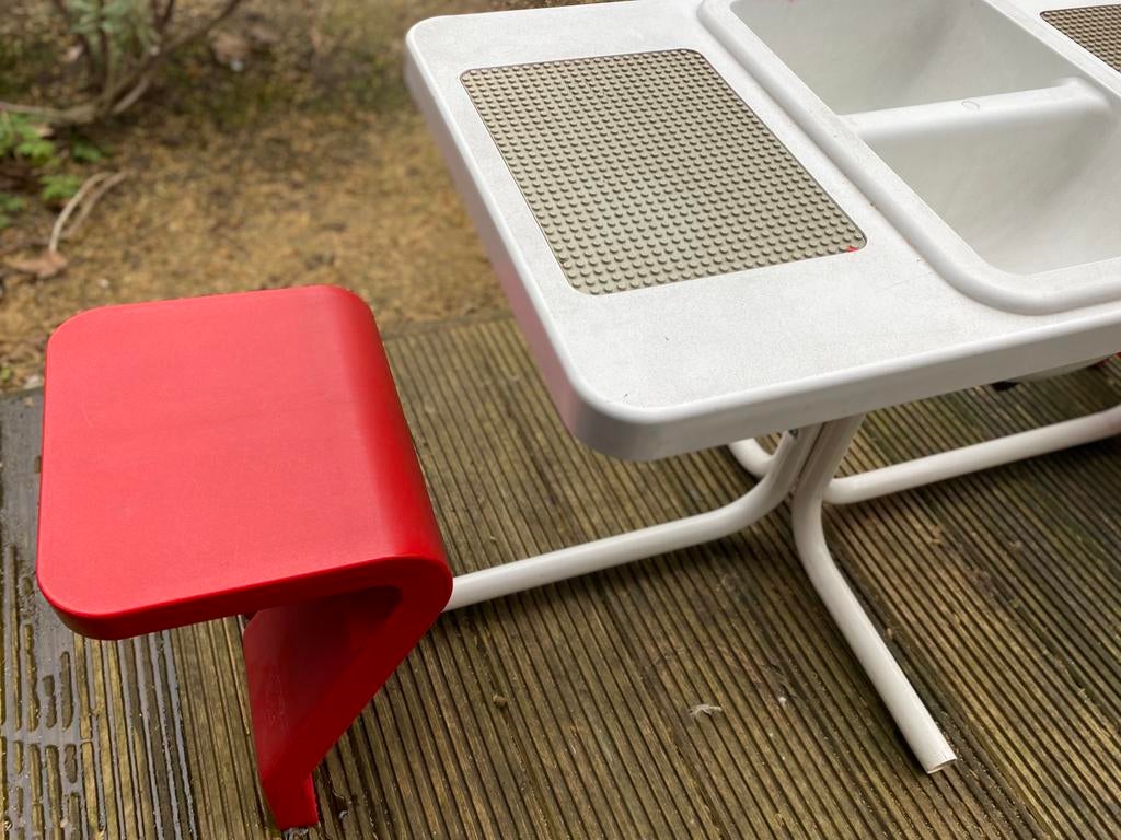 Vintage lego bouwtafel, Ophalen, Gebruikt