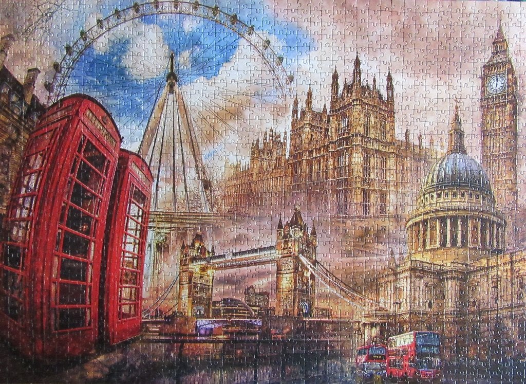Puzzle 1500 pièces, Enlèvement, 500 à 1500 pièces, Comme neuf, Puzzle