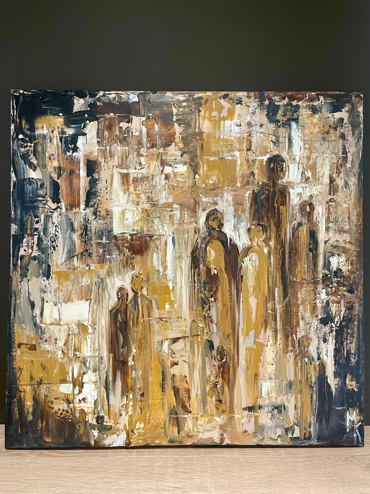 Peinture abstraite atmosphérique Mk Art, Enlèvement ou Envoi