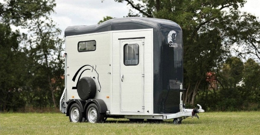 Cheval Liberte Touring 2-paardstrailer, Enlèvement, Comme neuf, Aluminium, Remorque 2 chevaux