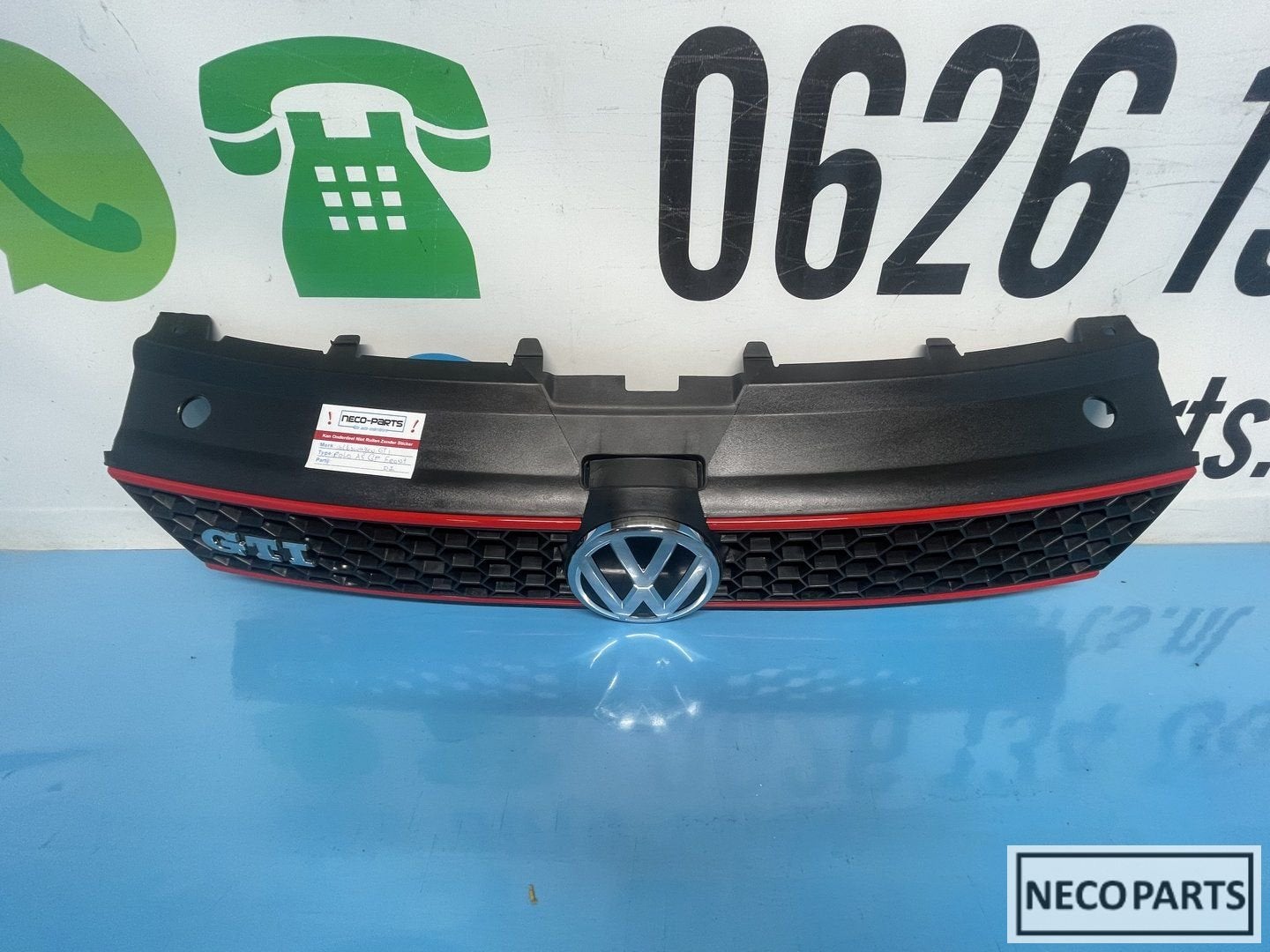 POLO 6R 6C GTI GRILL BUMPER BUMPERGRILL ALLES LEVERBAAR !!!, Gebruikt, -, Volkswagen, -