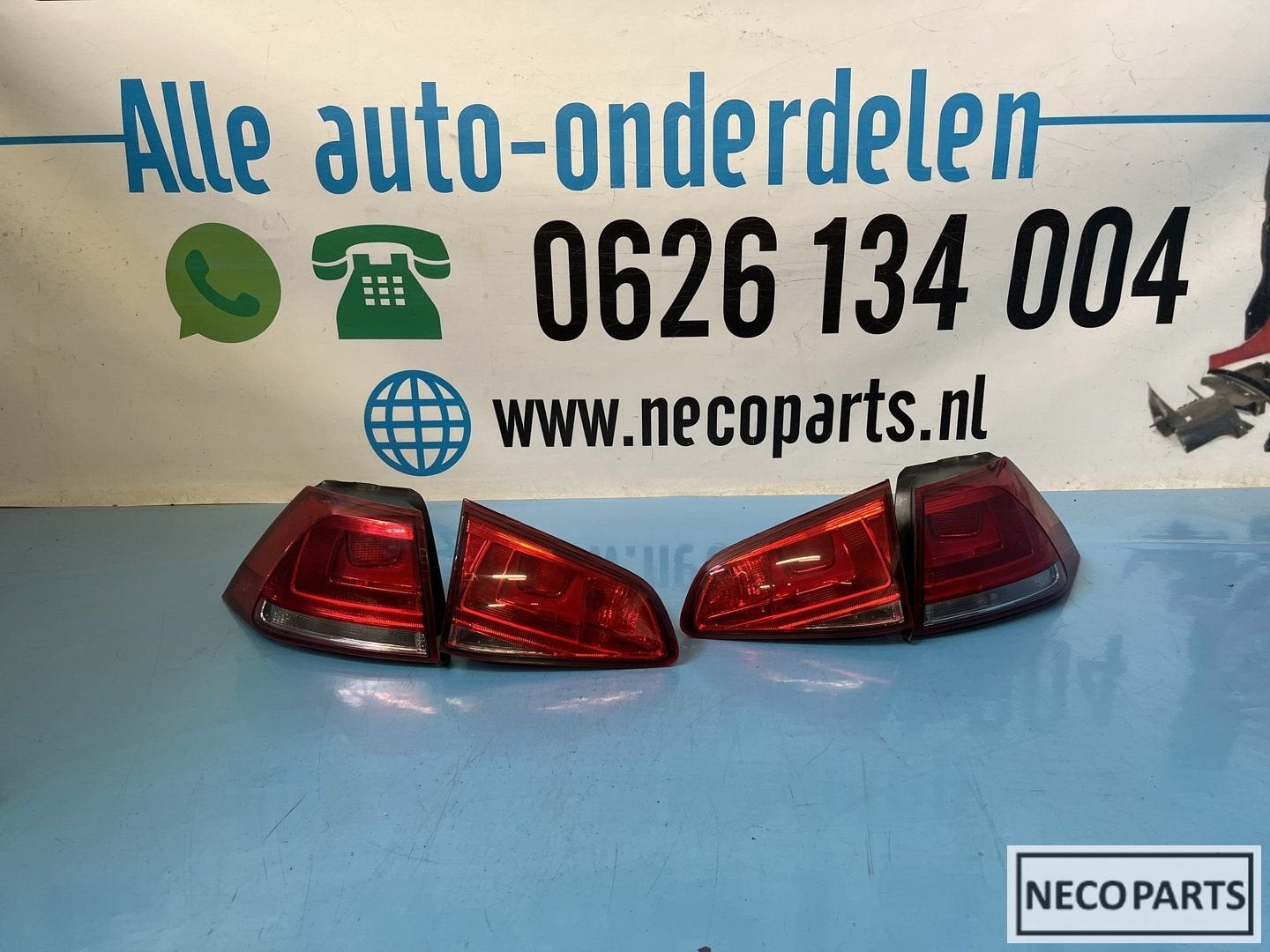 VOLKSWAGEN GOLF 7 ACHTERLICHT ACHTERLICHTEN ORIGINEEL, Gebruikt, -, Volkswagen, -