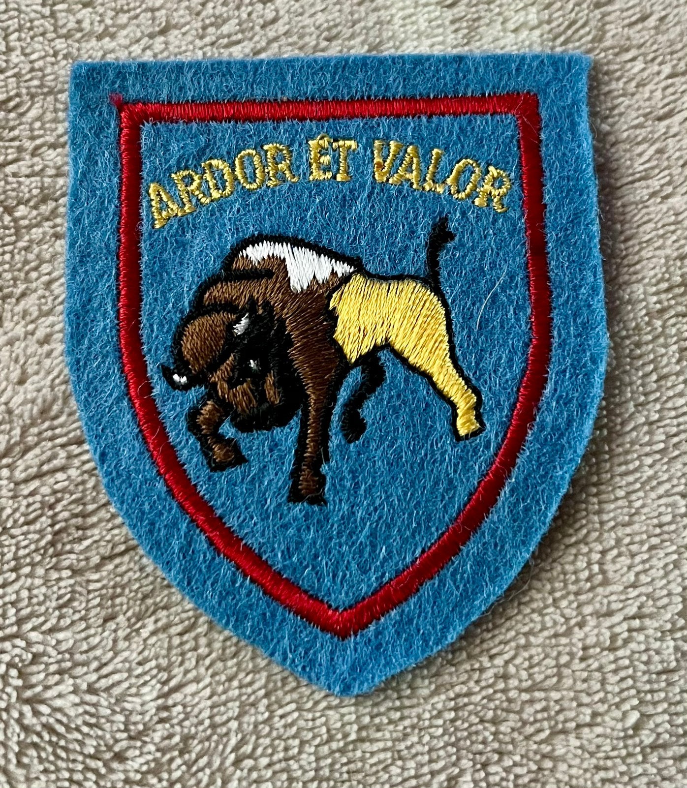 Patch Belgian Airforce Bierset 3 Wing TAC, Collections, Enlèvement ou Envoi, Armée de l'air, Emblème ou Badge