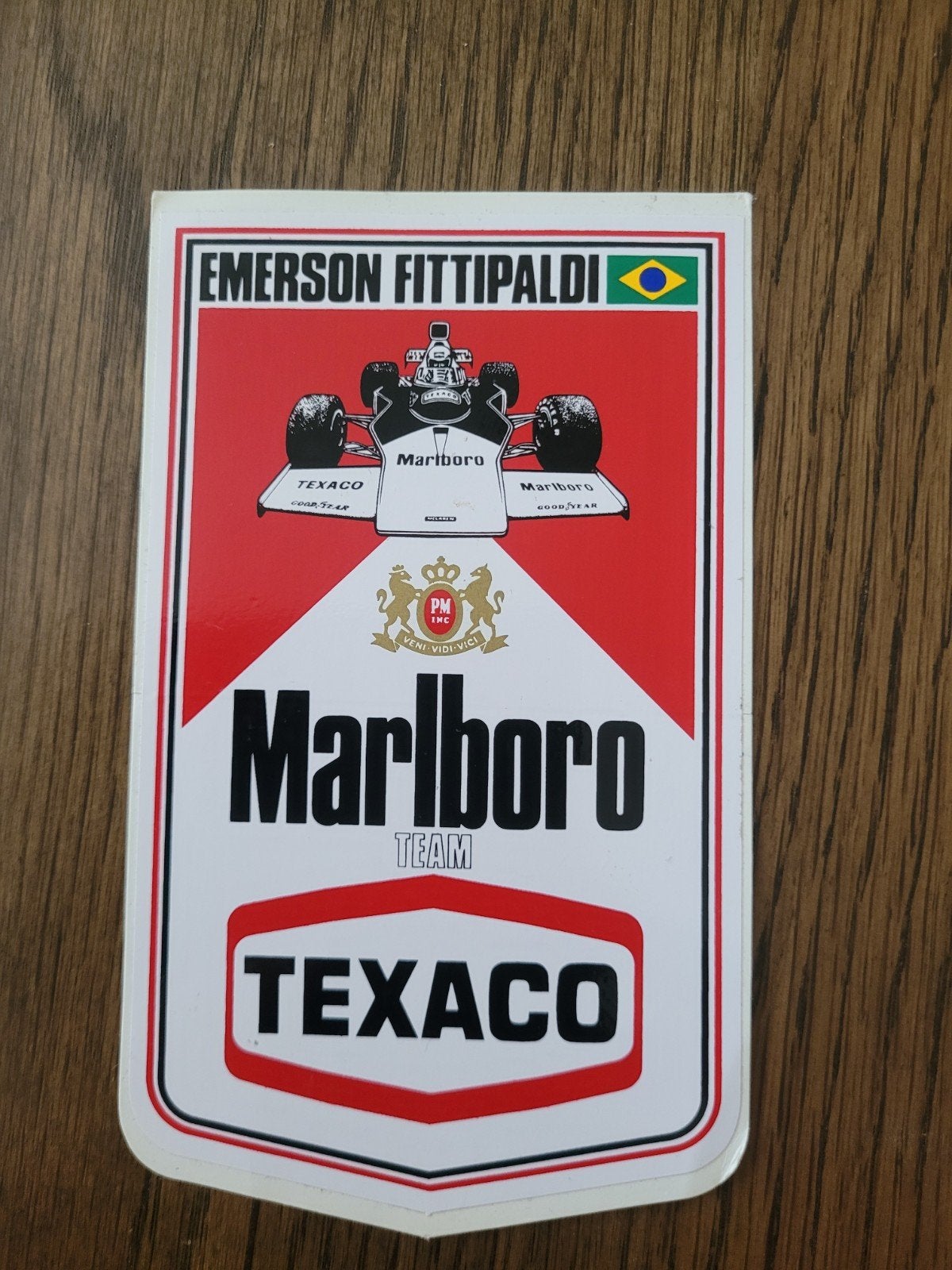 Ancien autocollant Marlboro Emerson Fittipaldi
récupérer ou, Collections, Enlèvement ou Envoi