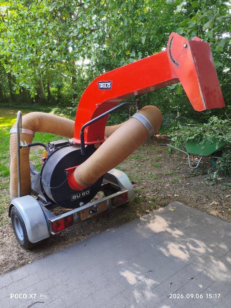 Aspirateur à feuilles TRILO SU 60, Jardin & Terrasse, Enlèvement, Utilisé, Essence, Avec fonction de déchiquetage