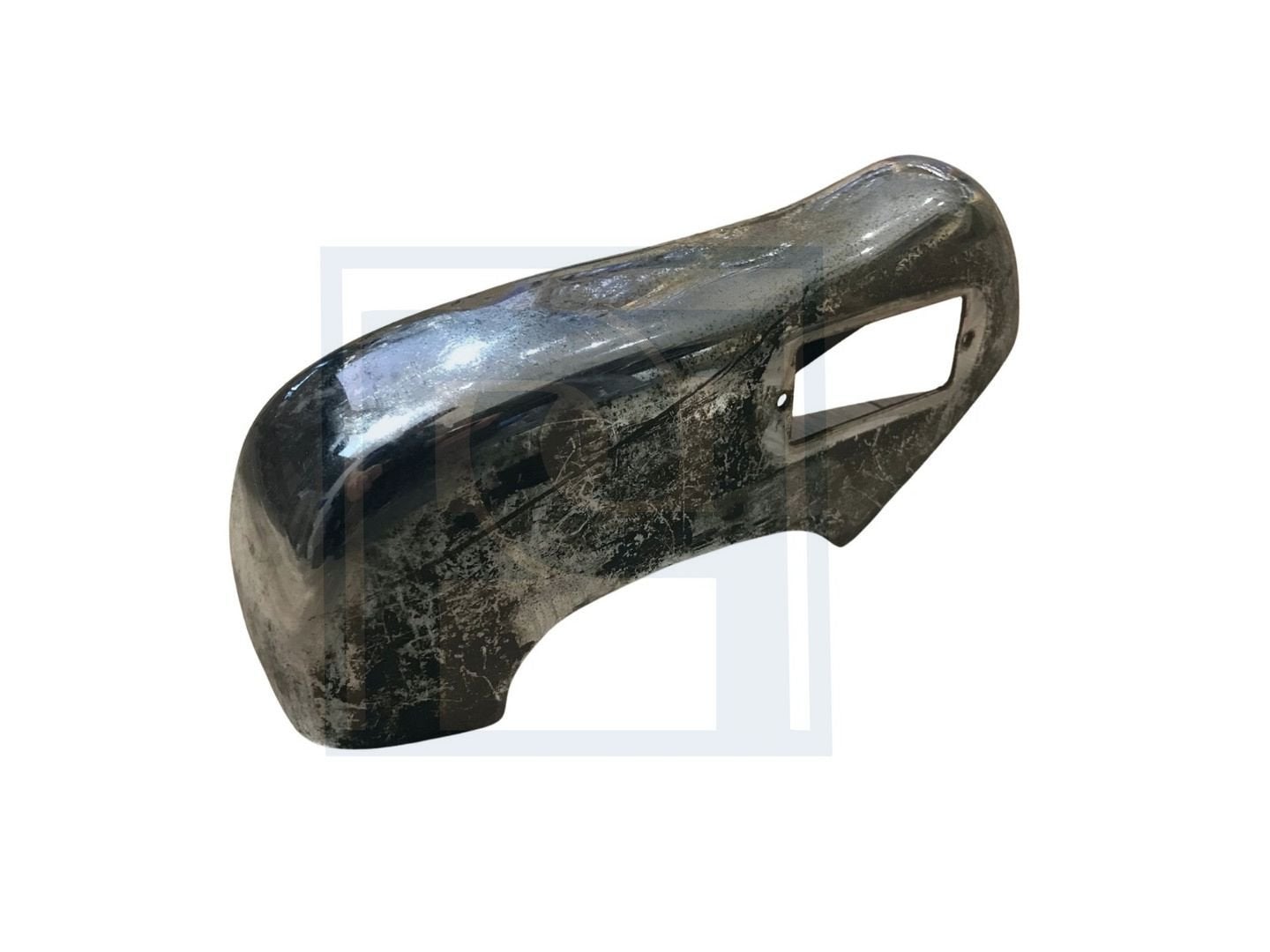 Volvo Bumper rozet PV444+PV544 1957+ links achter chroom Vol, Enlèvement ou Envoi, Utilisé