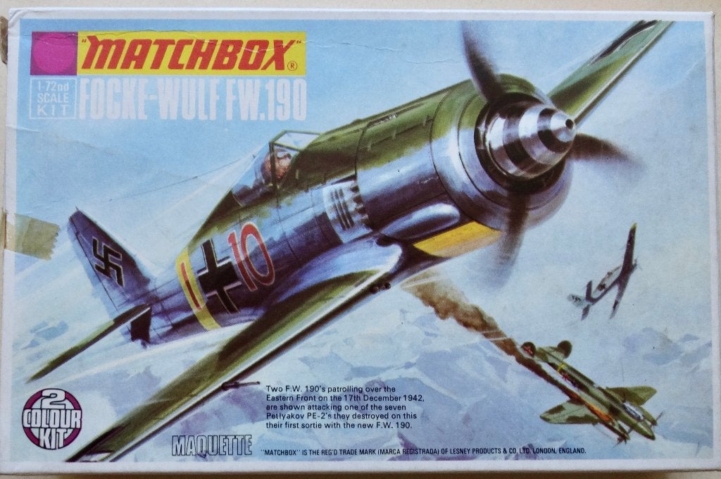 MATCHBOX 1:72 - FOCKE-WULF FW19O, Neuf, Autres marques, Enlèvement ou Envoi, 1:72 à 1:144