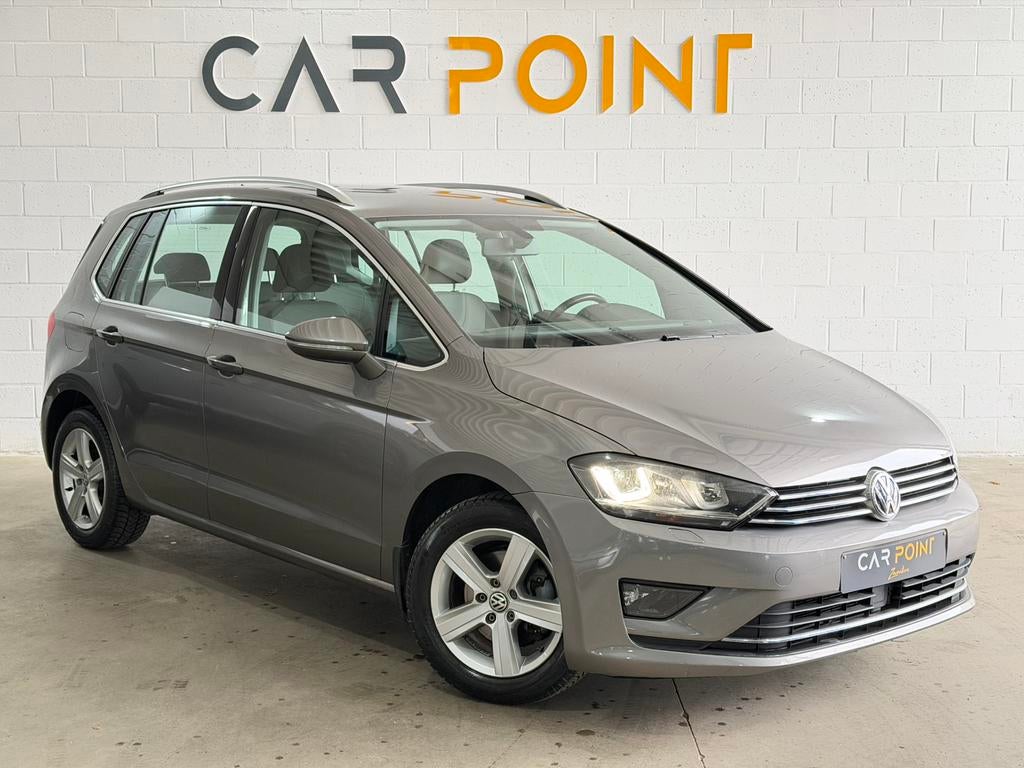 1.2 - NAVI - BLUETOOTH - AUTOMATIC - 12 MAANDEN GARANTIE, Auto's, Stof, Zwart, 4 cilinders, Golf Sportsvan