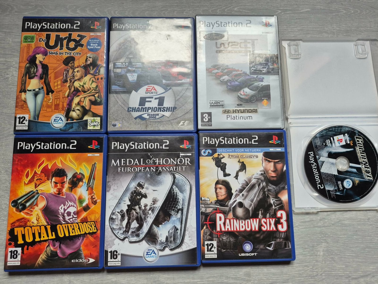 Enkele PlayStation 2 games, Enlèvement ou Envoi, Utilisé